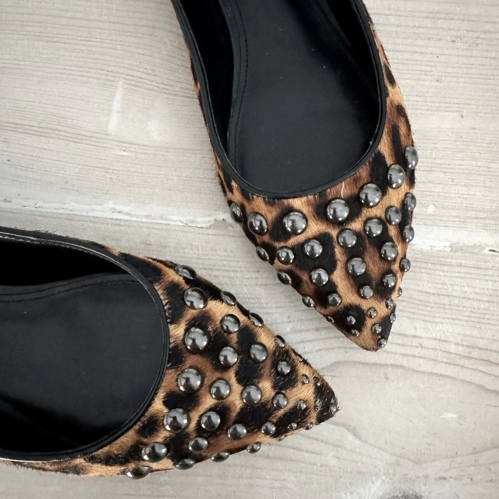 Nine West studded flats